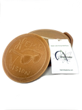 Hemp bioplastic coasters, pack of 8