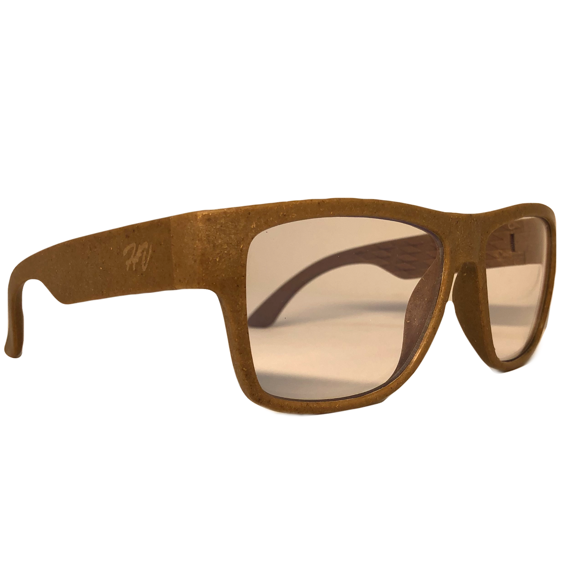 Demeter hemp sunglasses, frame detail