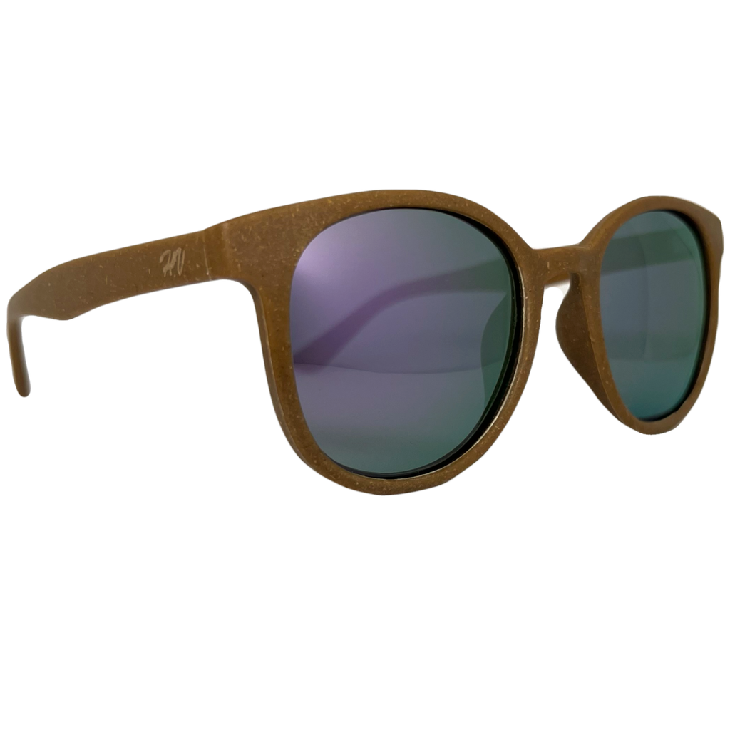 Hera hemp sunglasses, lens detail