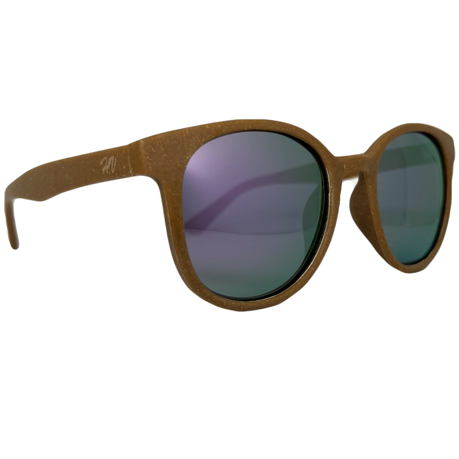 Hera hemp sunglasses, lens detail