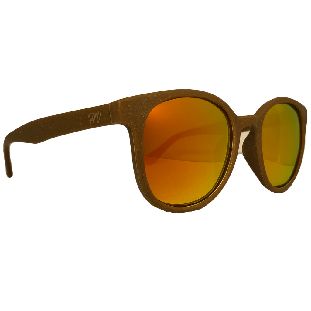 Hera hemp sunglasses, temple detail