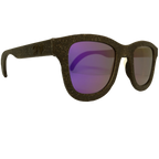 Zeus hemp sunglasses, frame detail