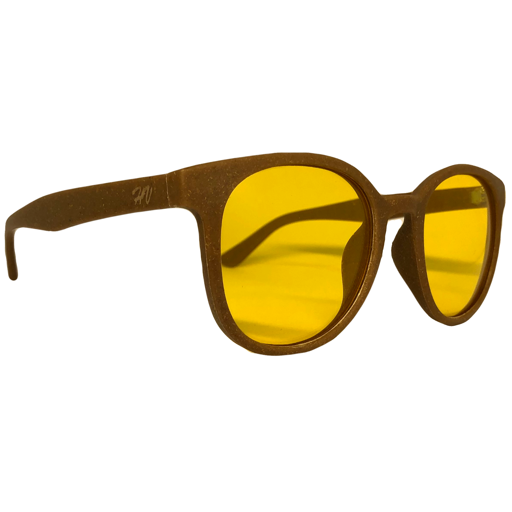 Hera hemp sunglasses, rear view