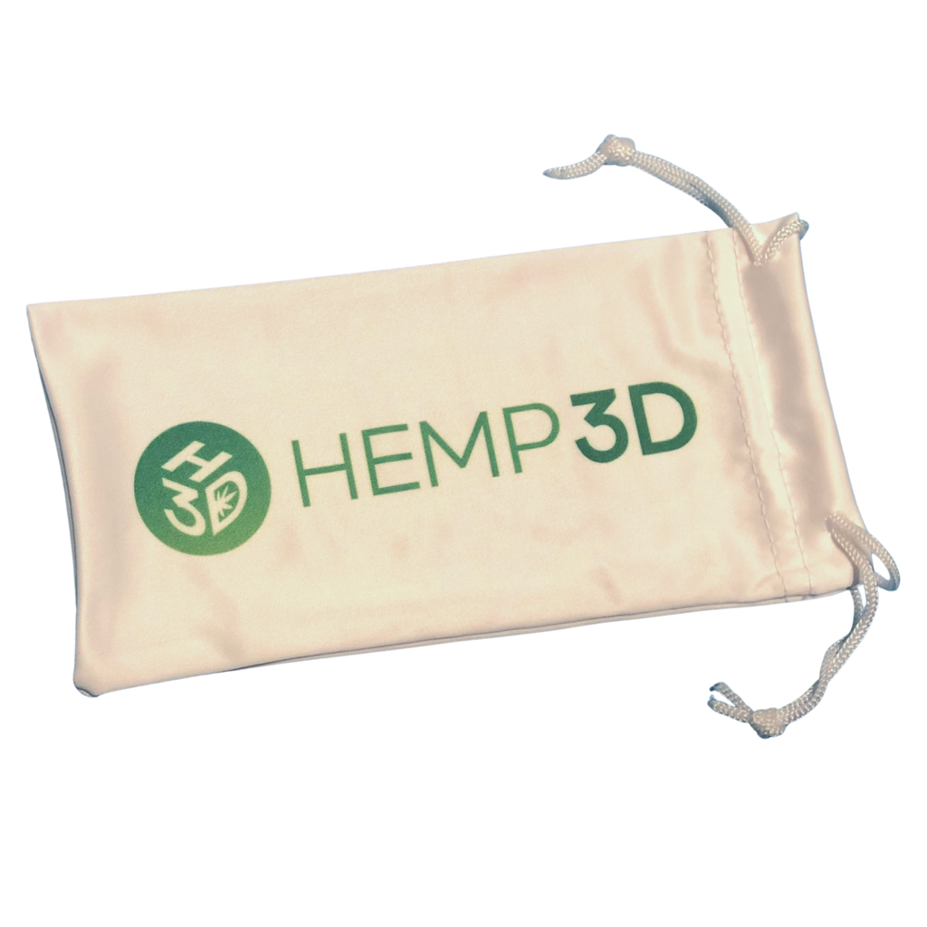 EpicGrow hemp sunglasses, lens detail