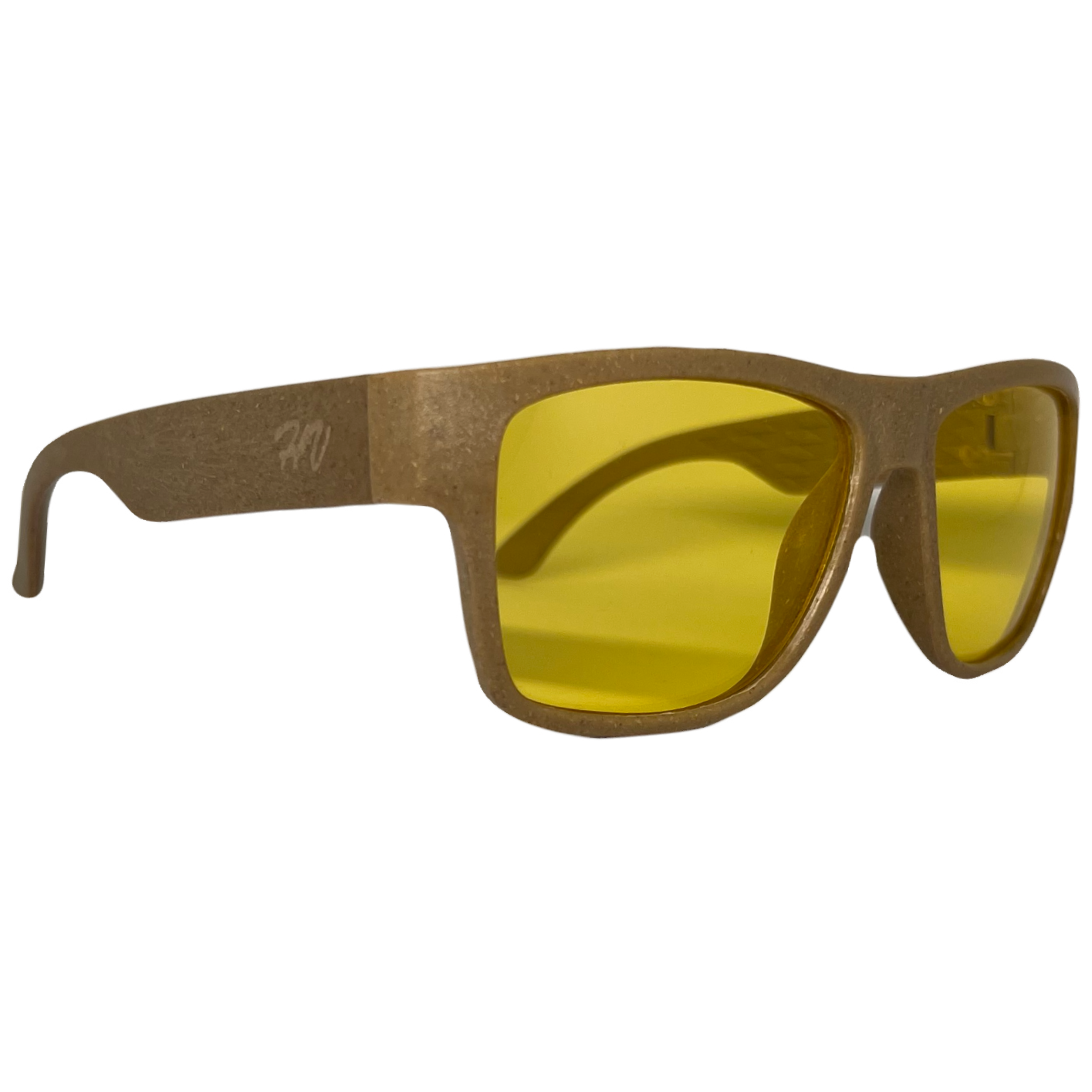Demeter hemp sunglasses, side profile
