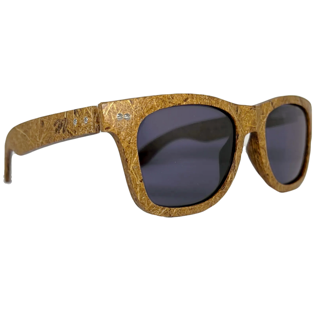 Helios machine-pressed hemp sunglasses