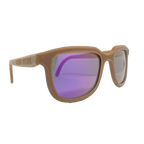 Iris hemp sunglasses with Purple Haze mirrored lenses