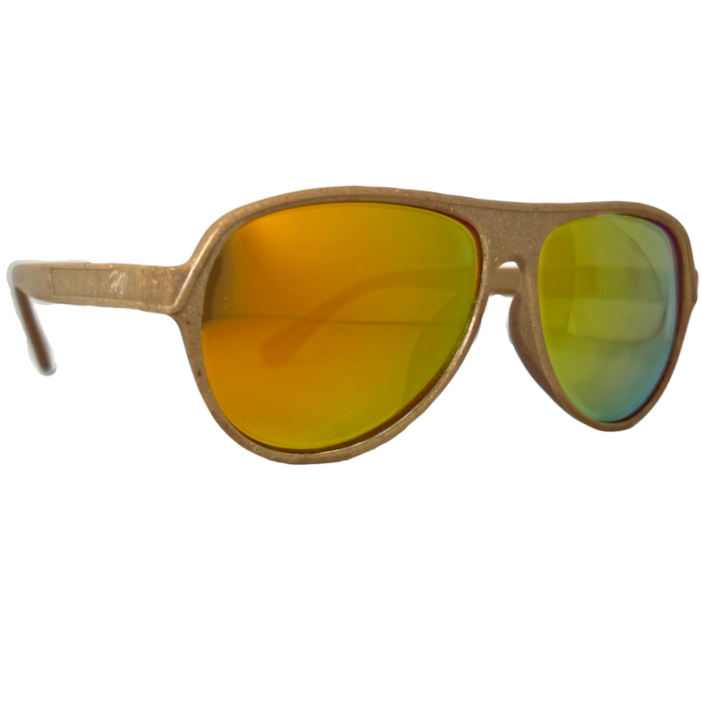 Hermes hemp sunglasses, rear view