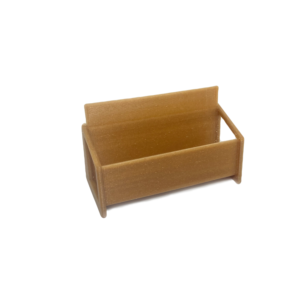 Hemp bioplastic business card holder