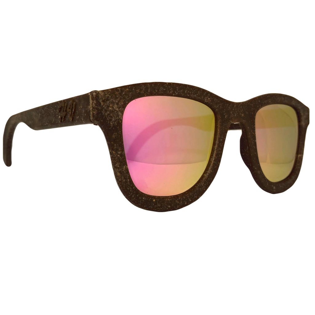 Zeus hemp sunglasses, lens detail