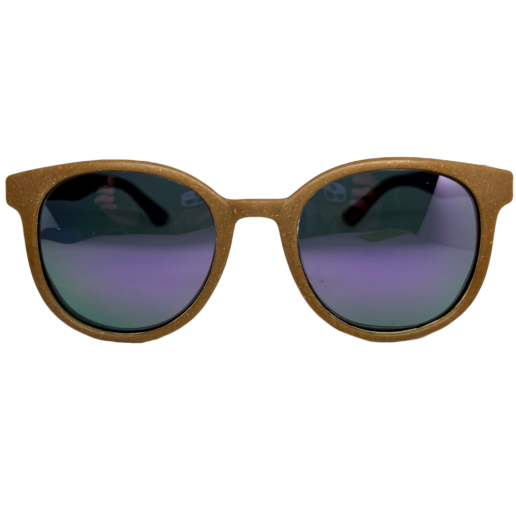 Hera hemp sunglasses, side profile