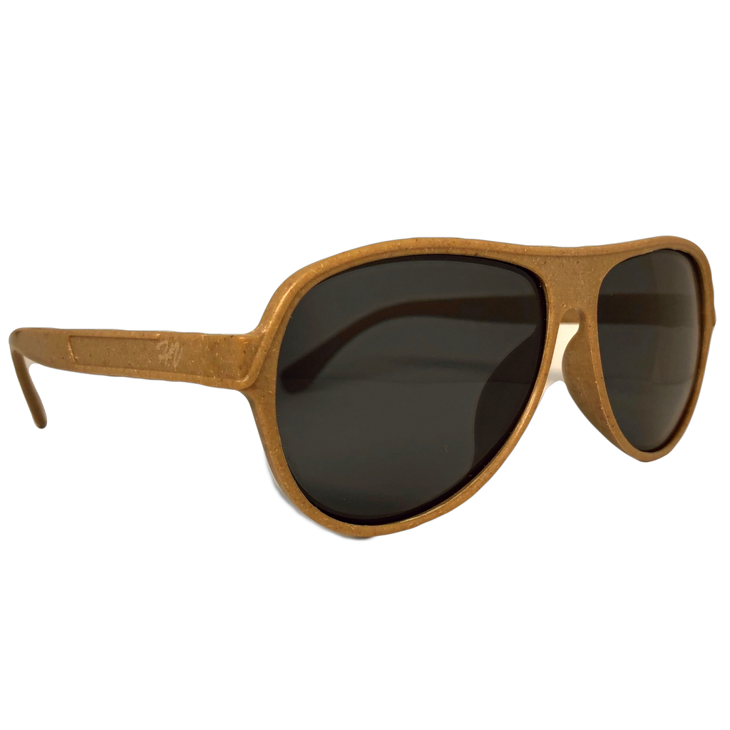 Hermes hemp sunglasses, angled view