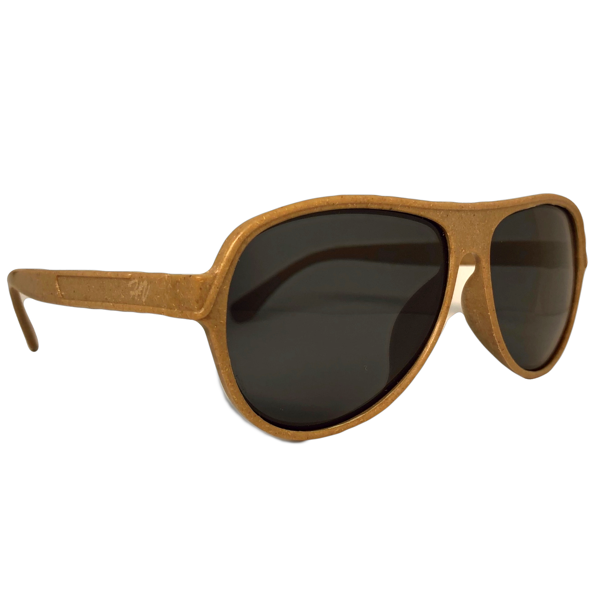 Hermes hemp sunglasses, angled view