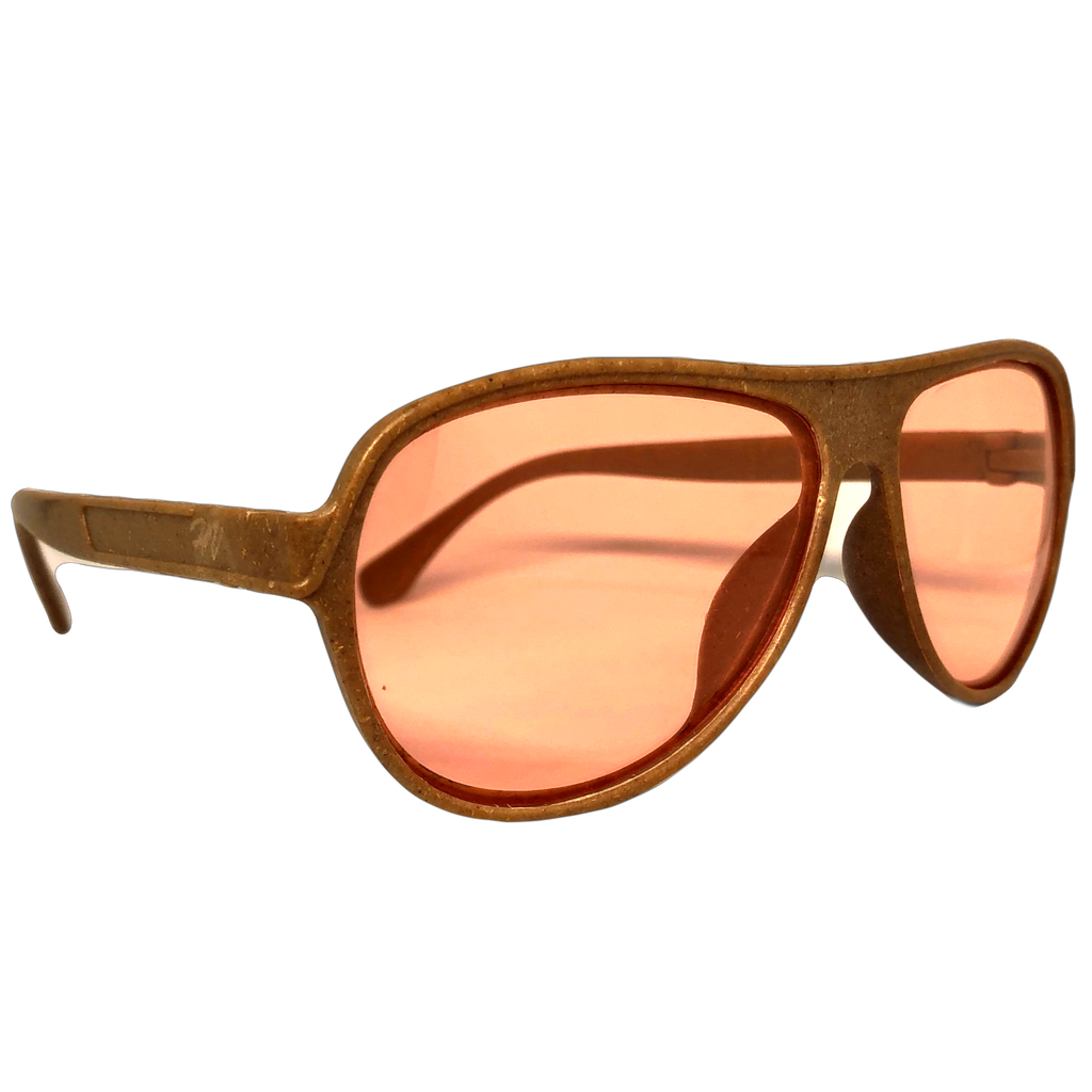 Hermes hemp sunglasses, lens detail