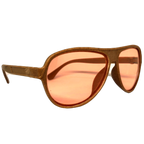 Hermes hemp sunglasses, lens detail