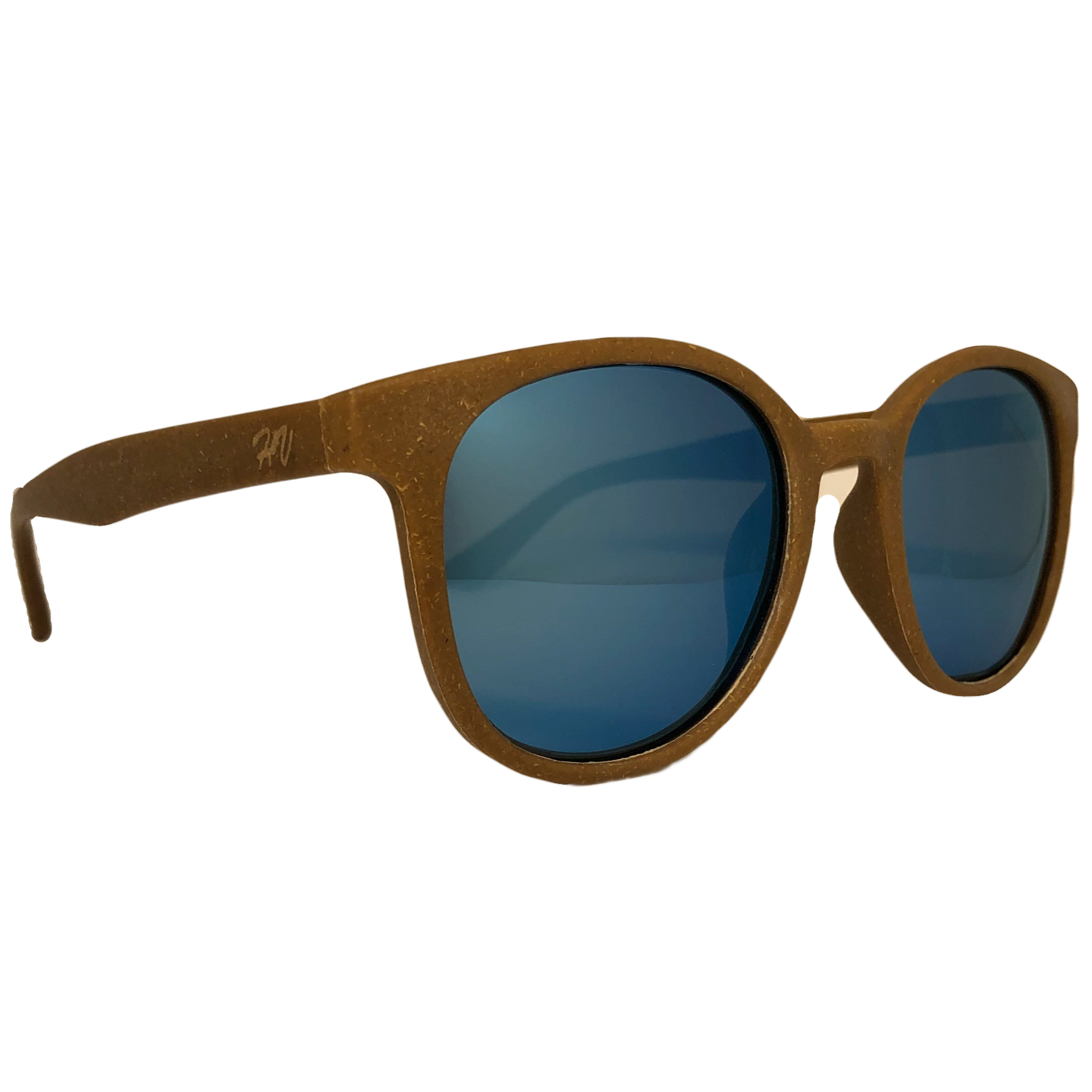 Hera hemp sunglasses, angled view