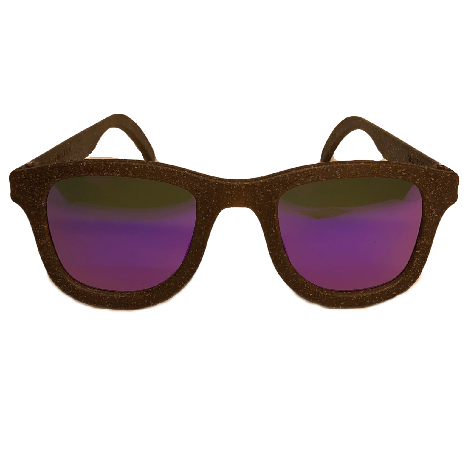 Zeus hemp sunglasses, angled view