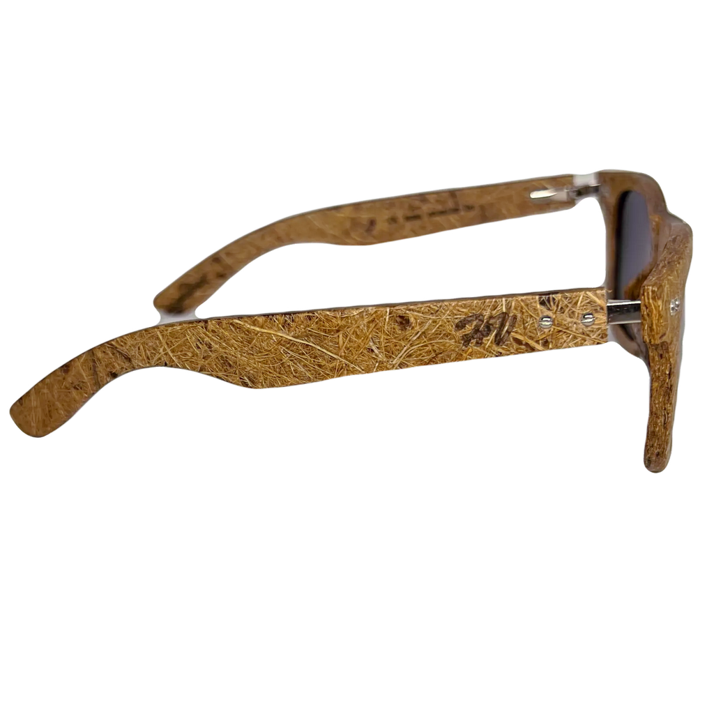 Helios hemp sunglasses, lens detail