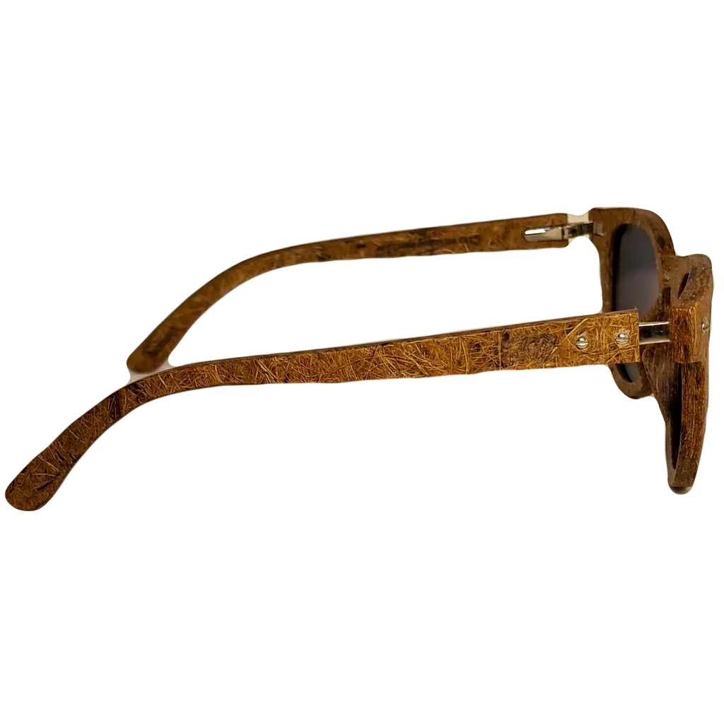 Athena hemp sunglasses, lens detail