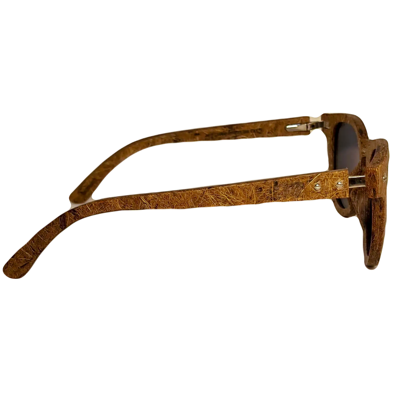 Athena hemp sunglasses, lens detail