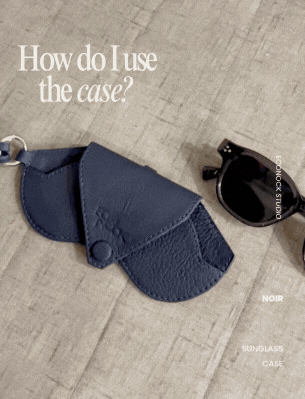 Noir Sunglass Case