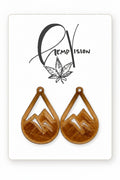Mountain Tear Drop Earrings